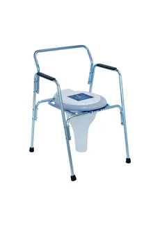 صندلی توالت مبله ثابت مدل استوار  - Hand Gripped Toilet (GALVANIZED )